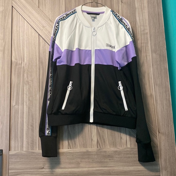 Bench Colour Block Zip Sweatshirt - Picture 1 of 3